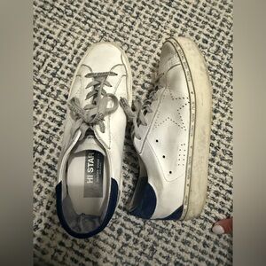 Golden Goose Hi Star White, Navy 39